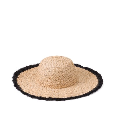 Floppy Hat with Fringed Edging LA REDOUTE COLLECTIONS