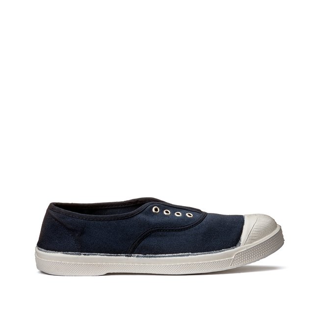 Elly Canvas Trainers, navy, BENSIMON