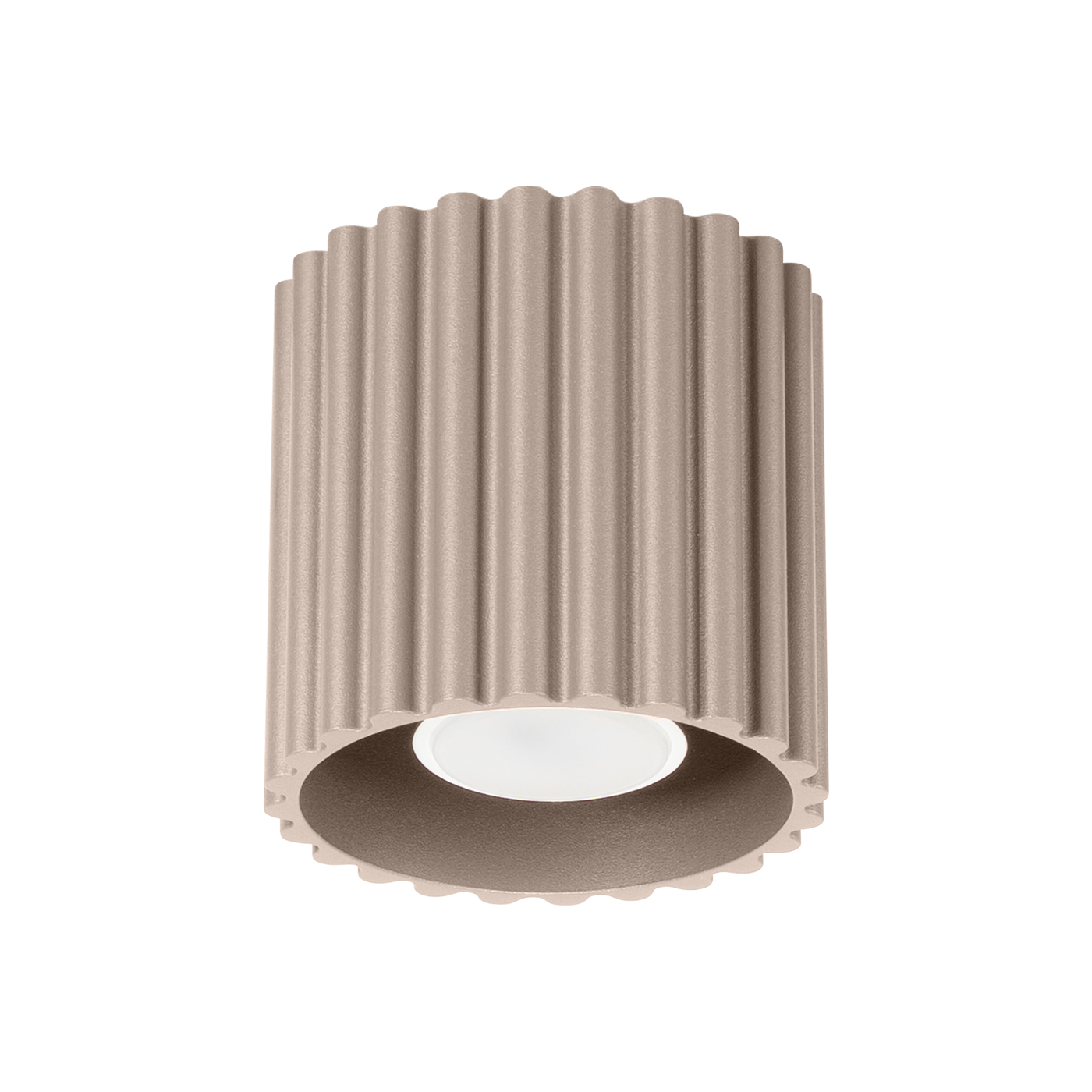 Plafonnier Aluminium Taupe GU10 1 Aura, EDEN