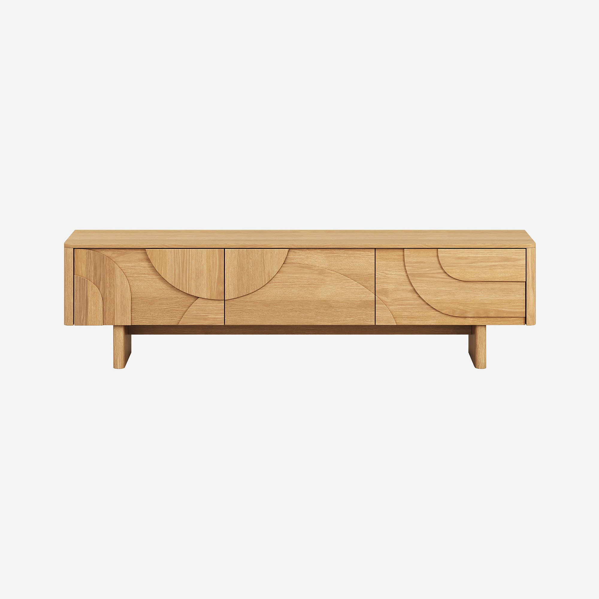 Banc TV panneau de particule, panneau et dérivés de bois MILORD, HABITAT