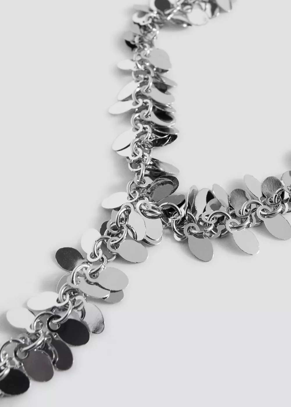 Collier pendentif avec perles métalliques, MANGO TEEN