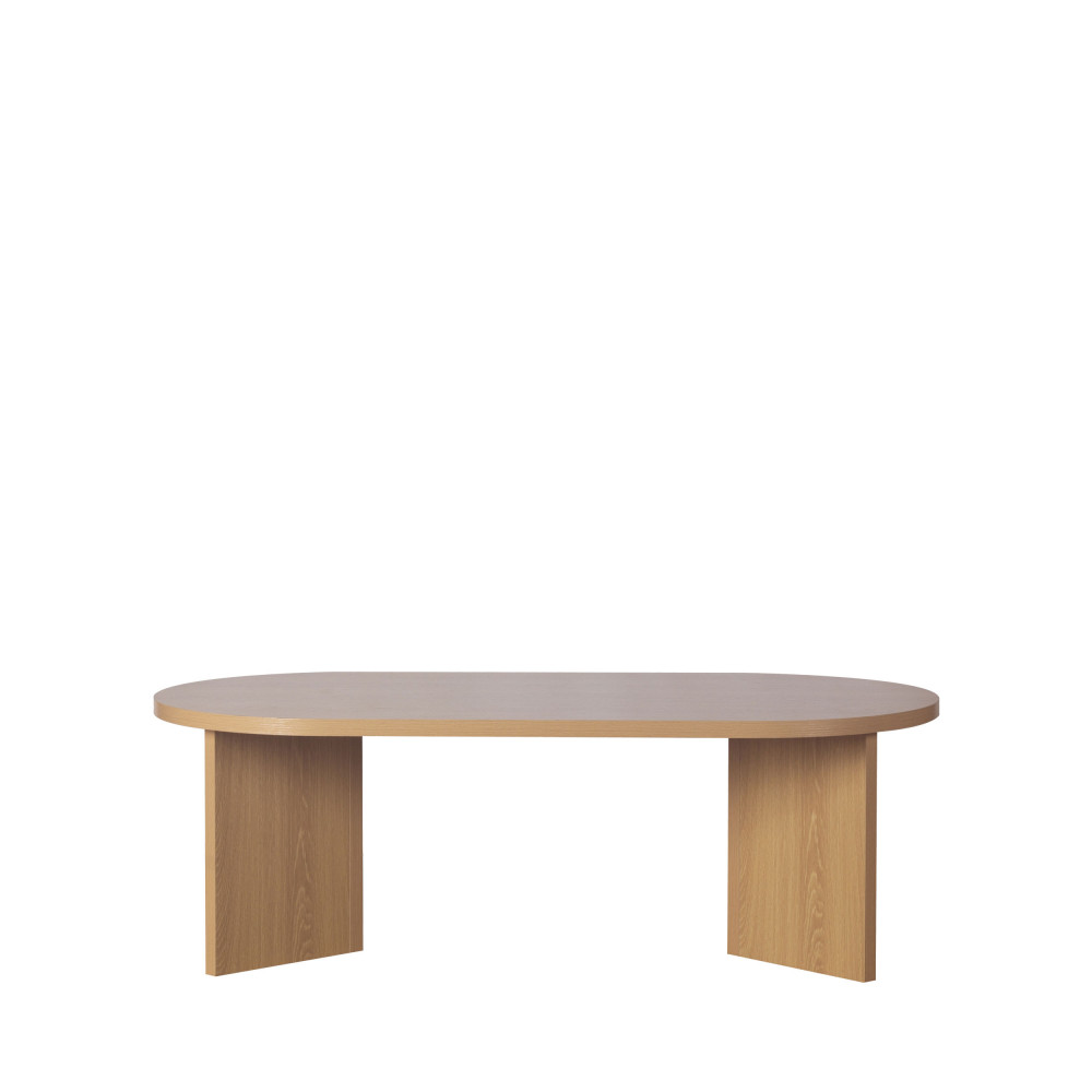 Table basse ovale en bois- CALIAN, DRAWER