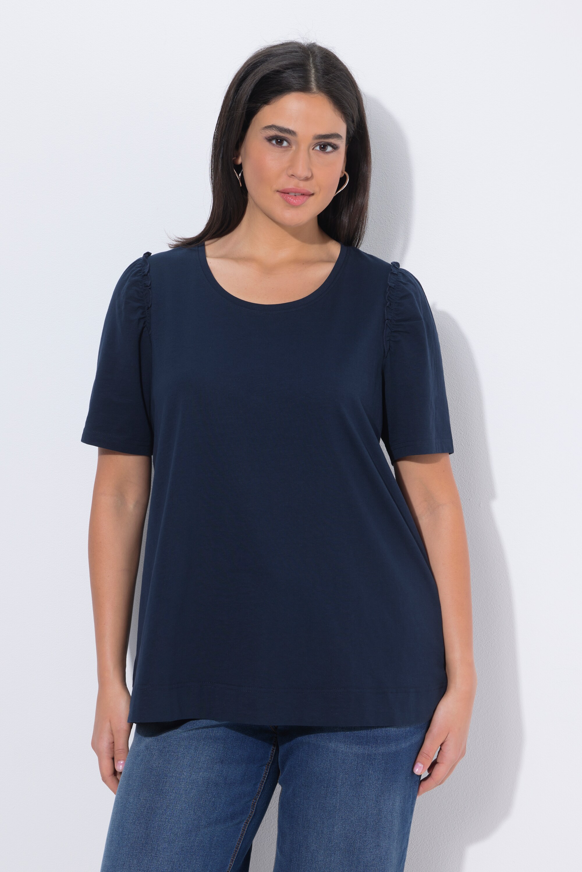 T-shirt avec ruchés, ULLA POPKEN