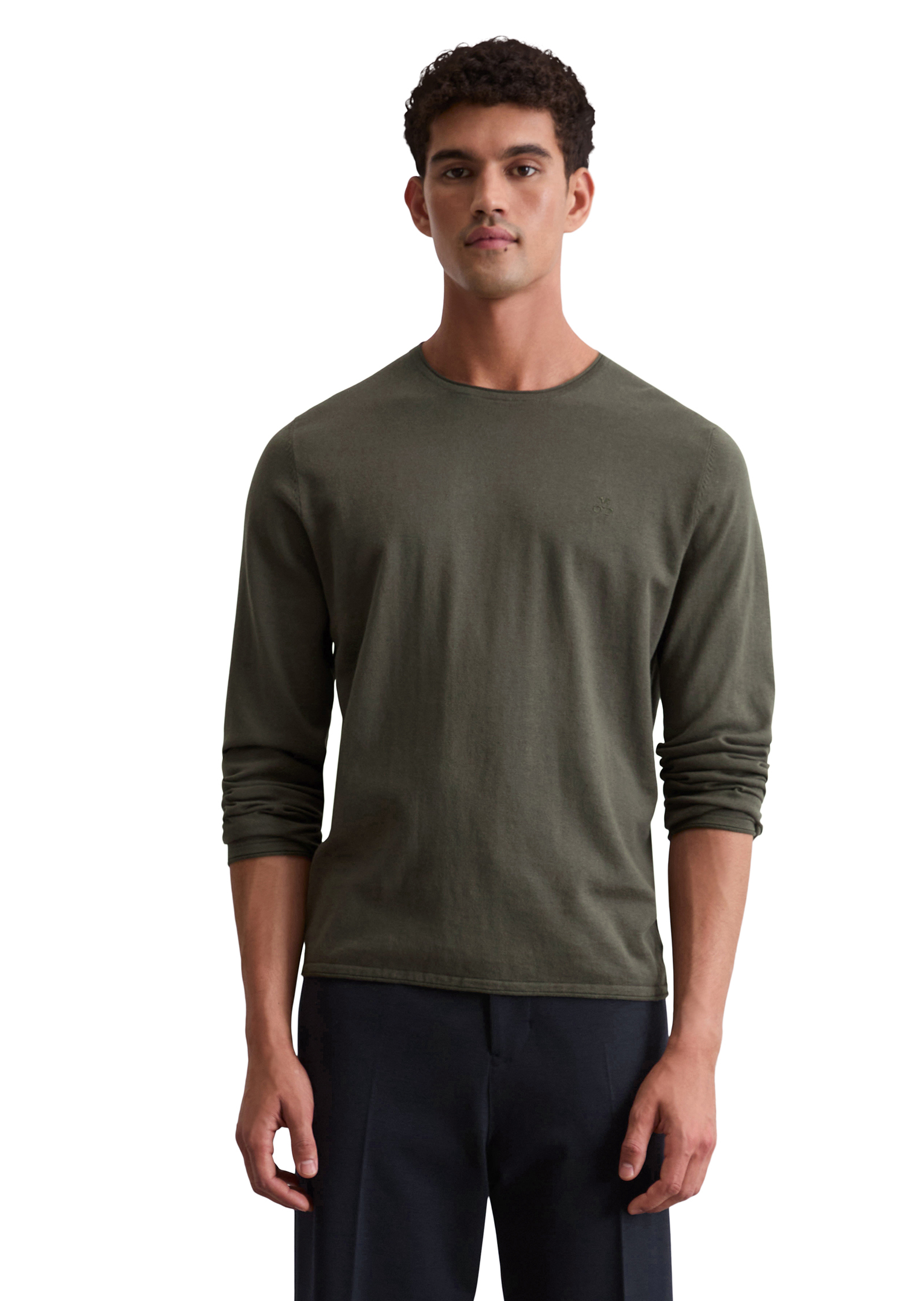 Pull-over regular en mélange de coton et de cachemire bio, MARC O'POLO
