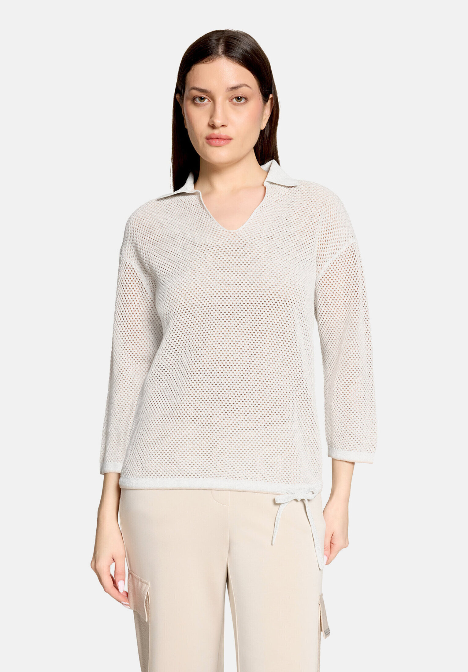 Pull-over en maille à col, BETTY BARCLAY