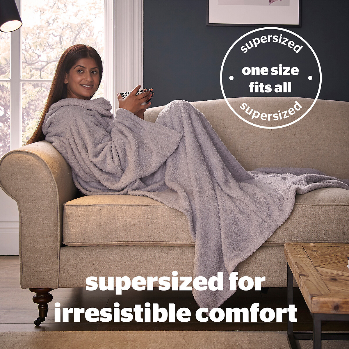 Snugsie Wearable Blanket with Sleeves