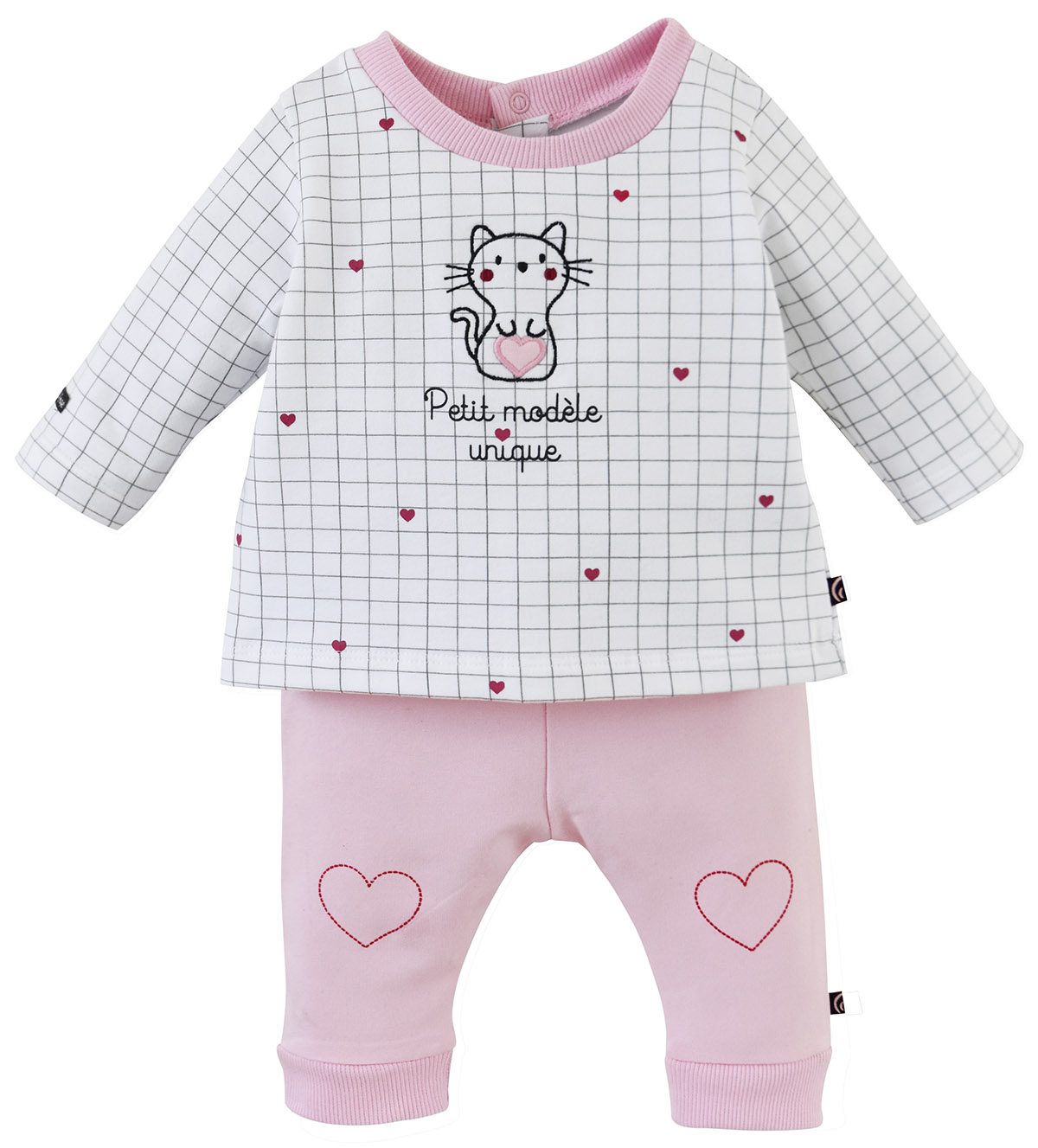 Ensemble sweat + pantalon badria sucre d'orge, SUCRE D'ORGE