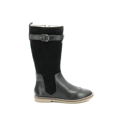 Kids Tyoube Leather Calf Boots KICKERS