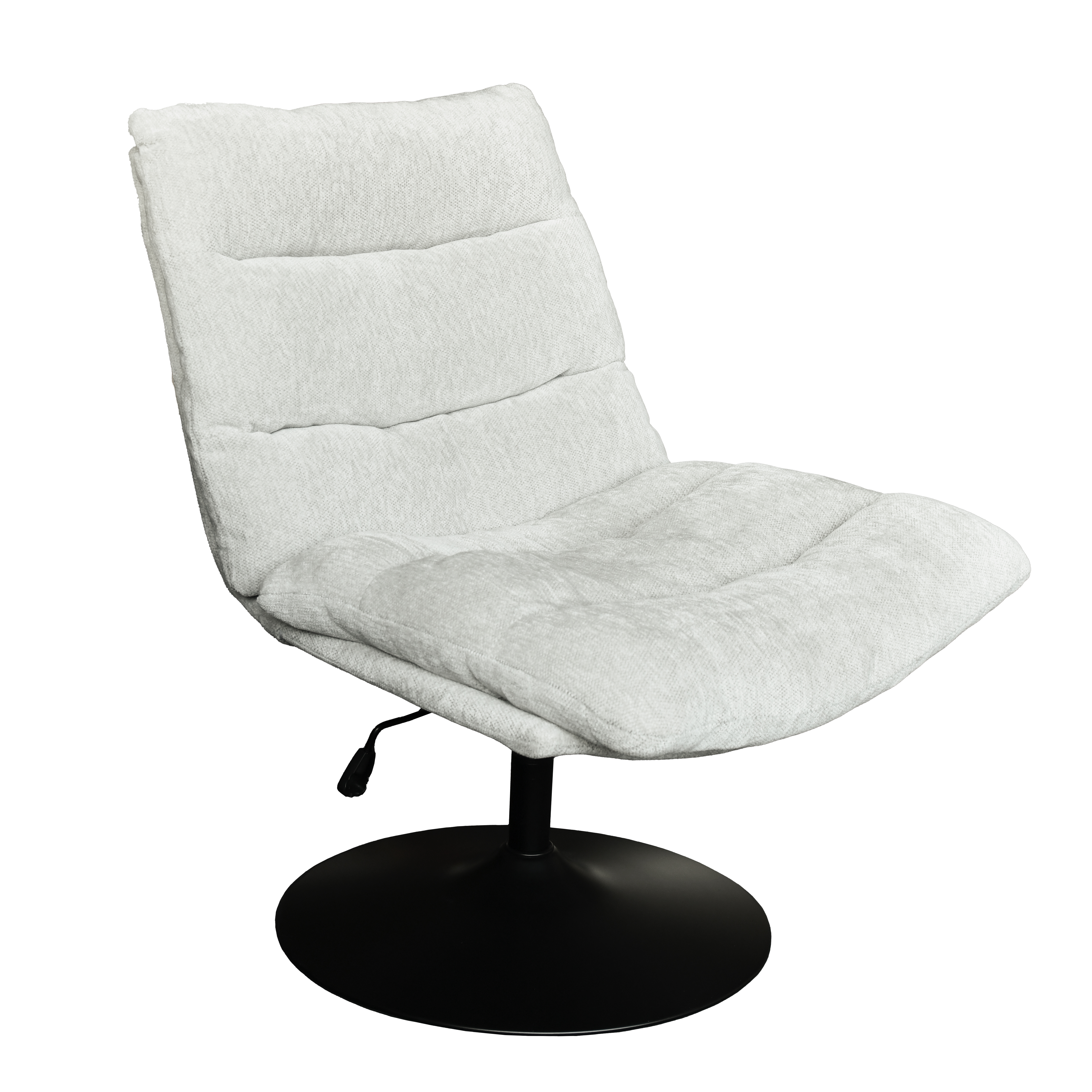 Fauteuil pivotant hauteur réglable avec inclinable sans accoudoirs, LAMBERY, MEUBLES COSY