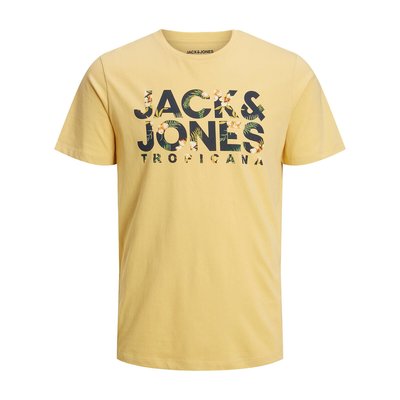 T-Shirt, Rundhalsausschnitt, Markenlogo JACK & JONES