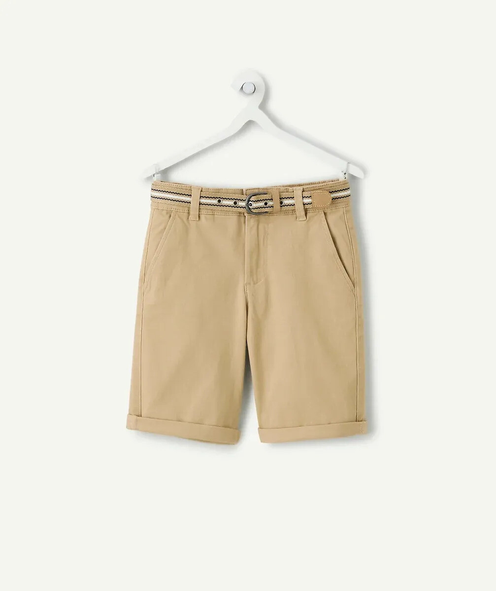 Short forme chino et ceinture, TAPE A L'OEIL