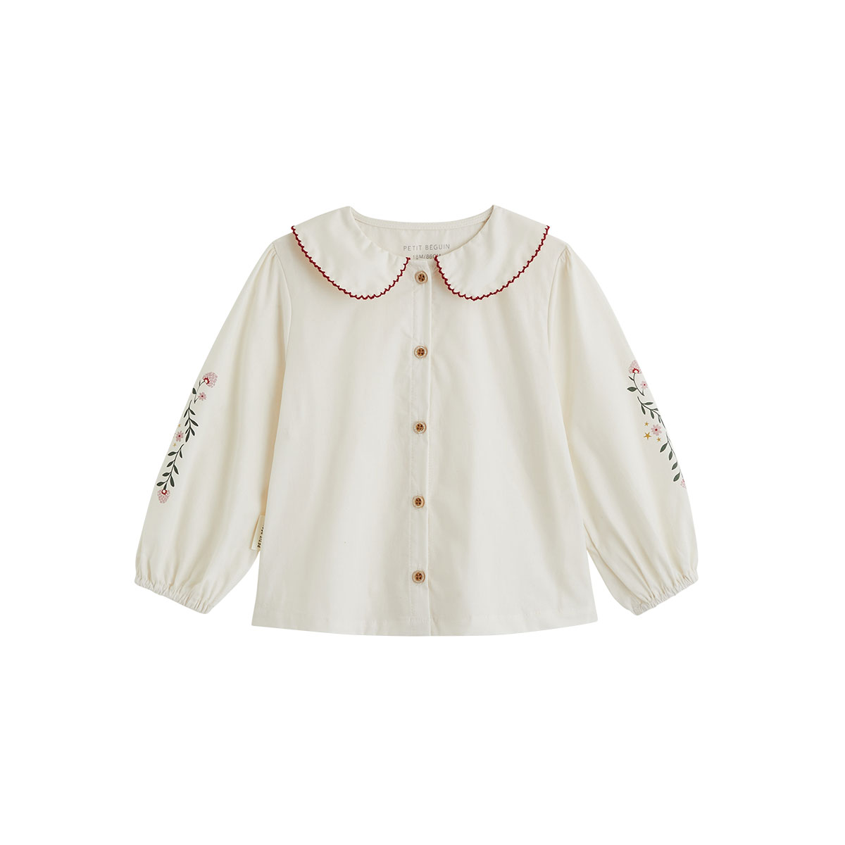 Blouse enfant en popeline Grace, PETIT BEGUIN