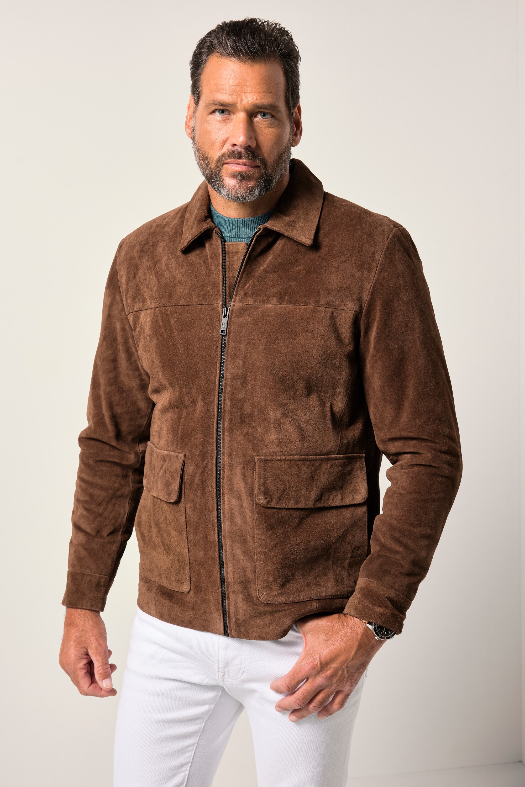 Veste en véritable cuir de vachette, JP1880