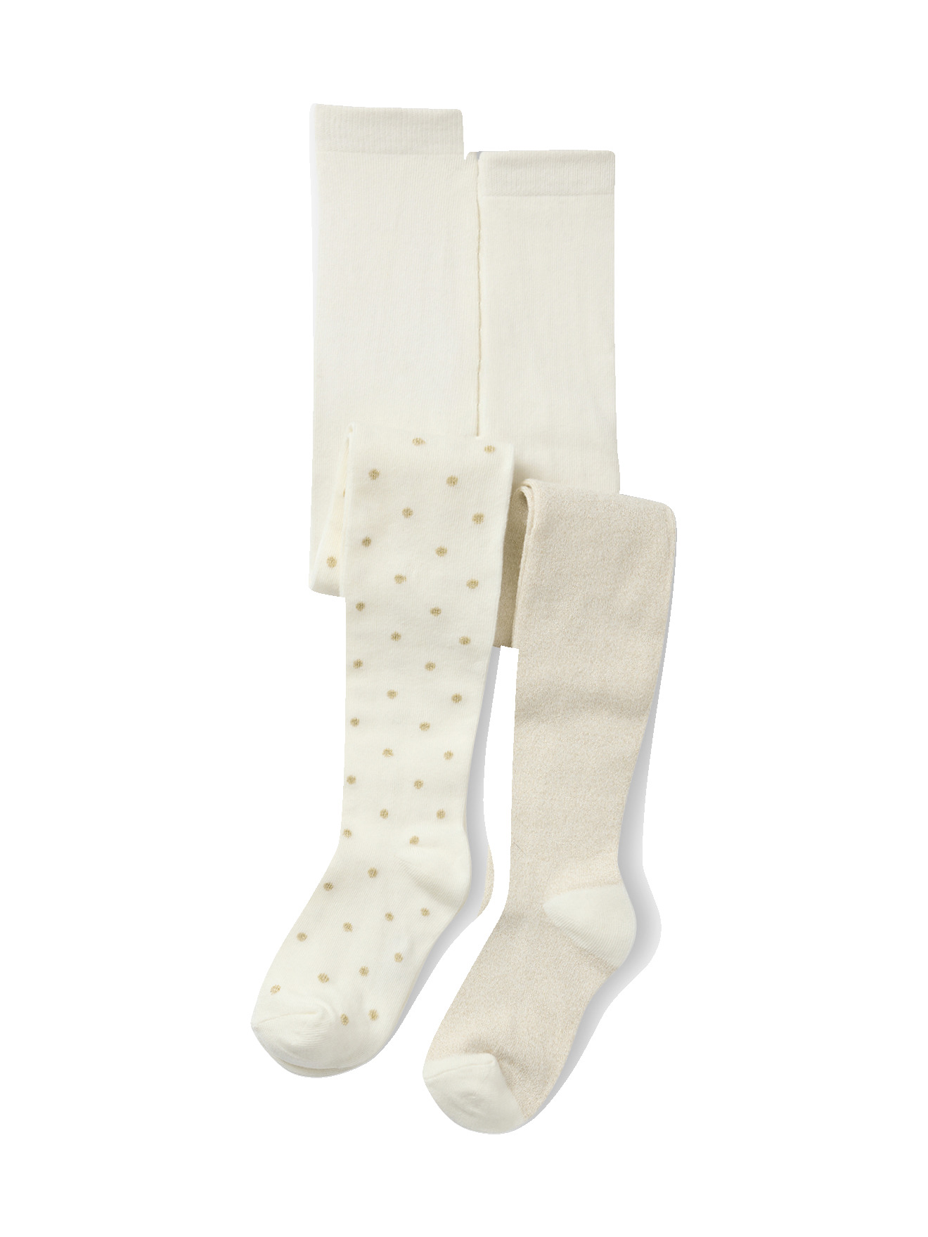 Lot de 2 paires de collants irisés, VERTBAUDET