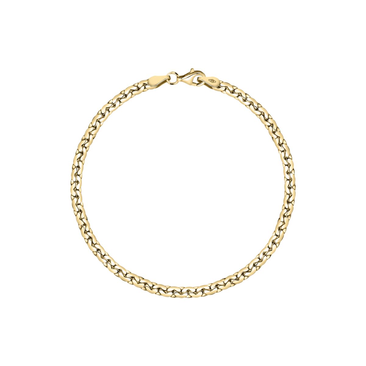 Bracelet en or jaune 375 COBRA, BLUESPIRIT