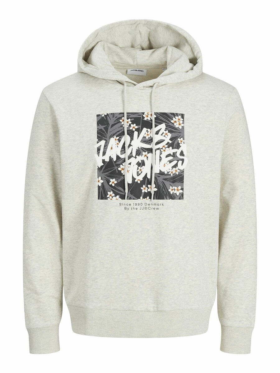 Logo Print Hoodie, JACK & JONES