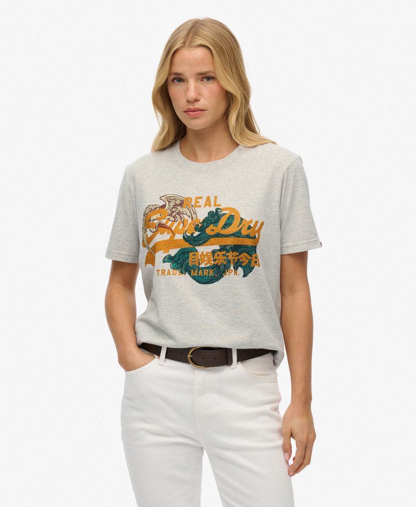 T-shirt décontracté Tokyo Vintage Logo, SUPERDRY