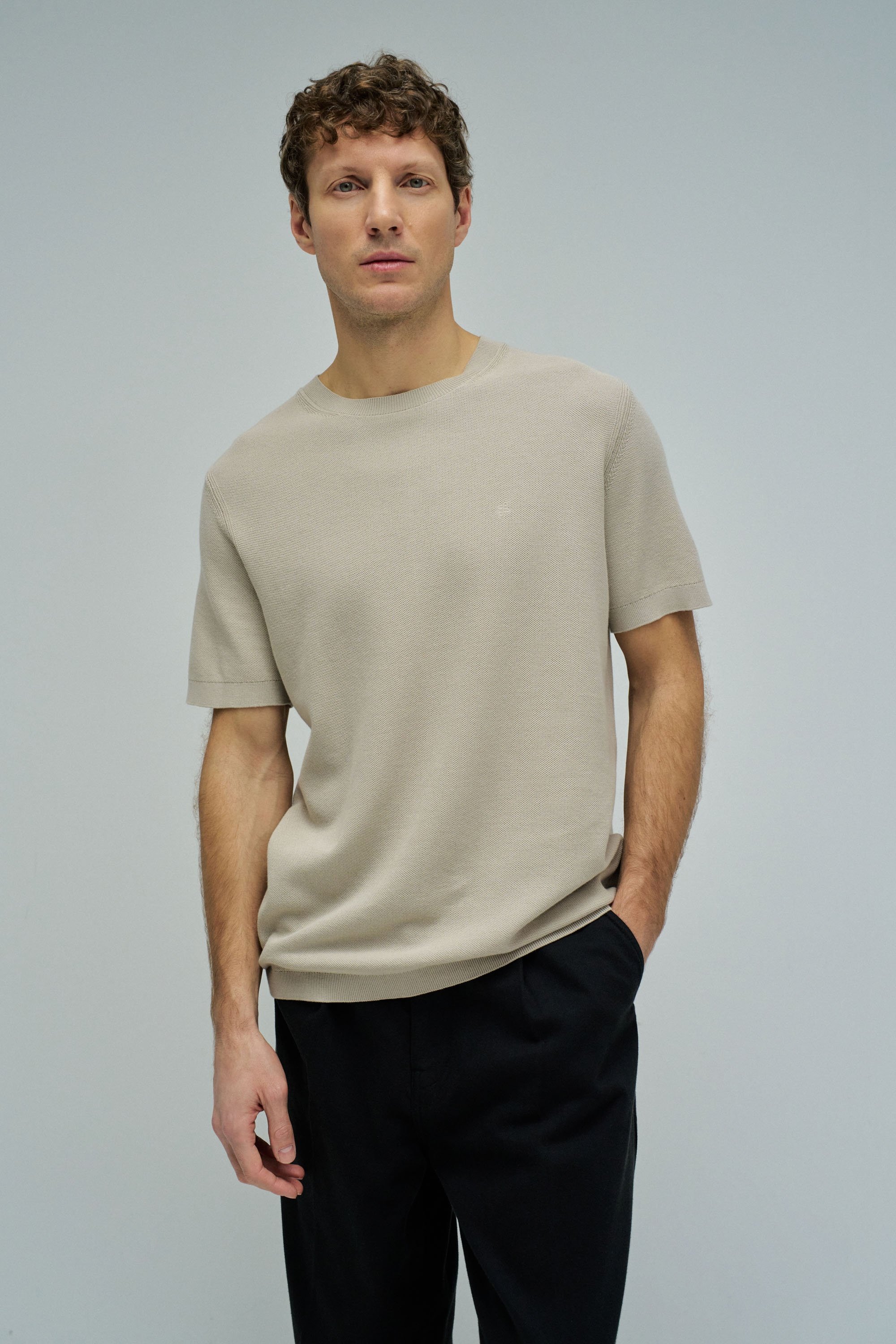 T-SHIRT EN MAILLE TRICOTÉE, SALSA JEANS