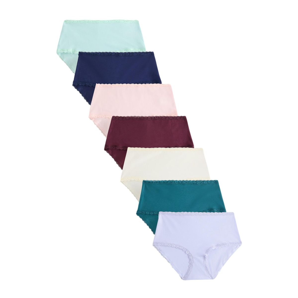 Culotte en dentelle et coton, lot de 7, NEXT