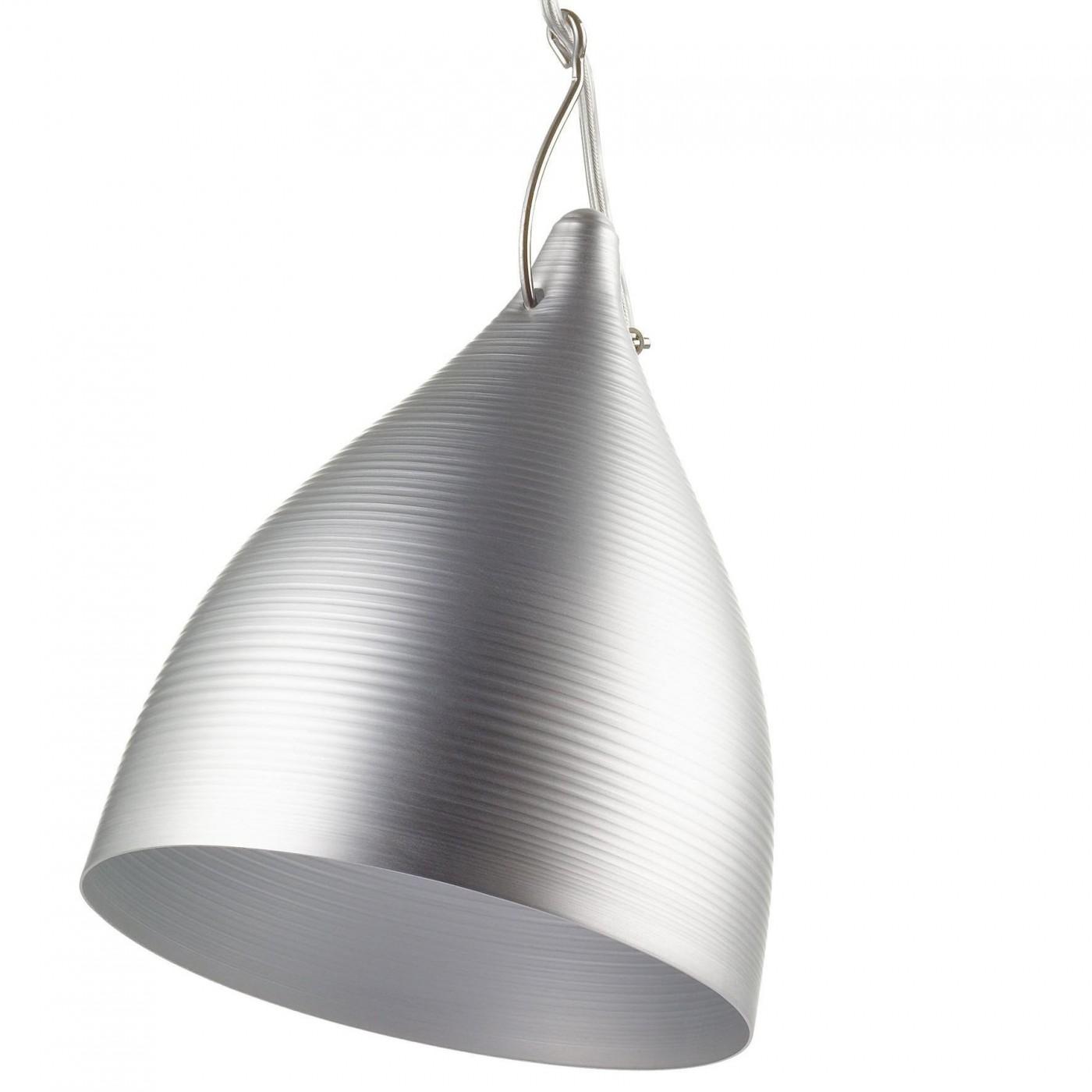 Lampe Cornette Suspendue Aluminium, TSE ET TSE ASSOCIÉES