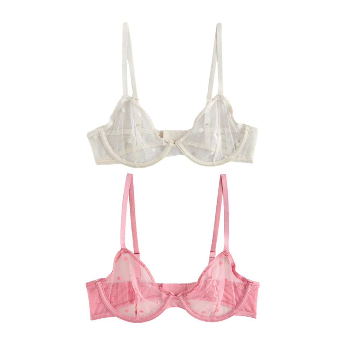 Soutien-gorge brodé, lot de 2, NEXT