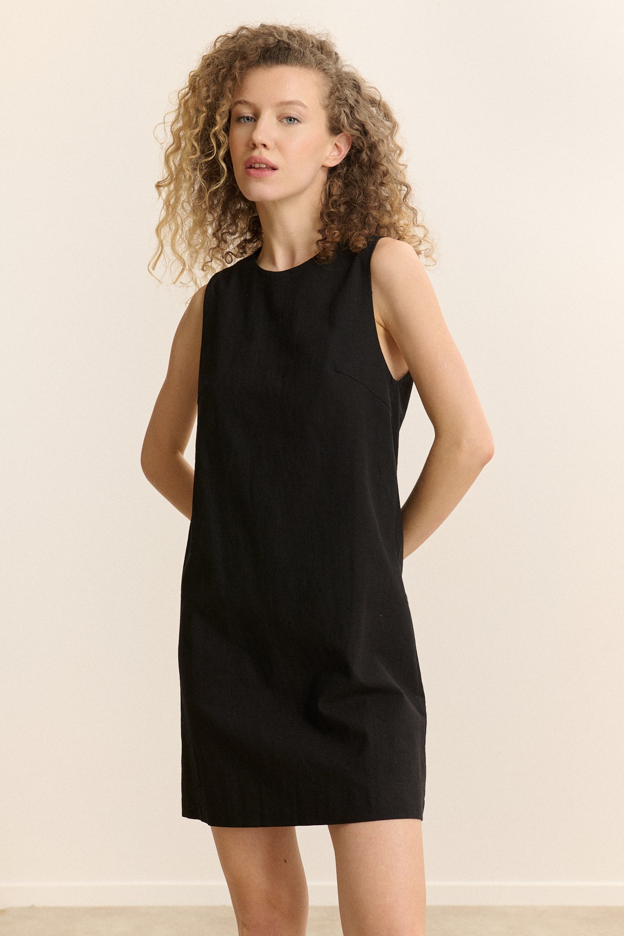 Robe courte sans manche  CARLA, GARANCE PARIS 