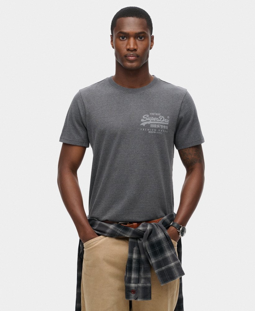 T-shirt Vintage Logo Heritage Chest, SUPERDRY