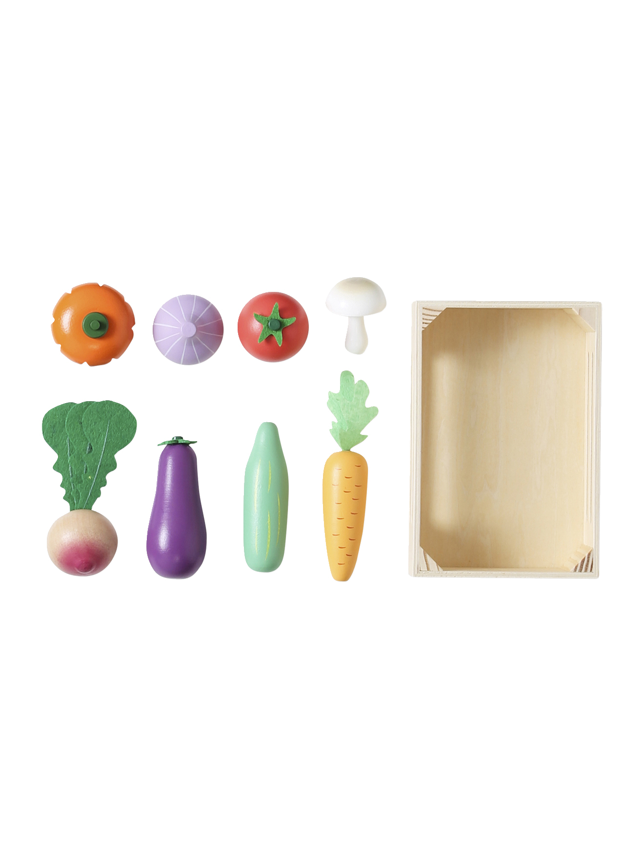 Panier de légumes en bois FSC®, VERTBAUDET