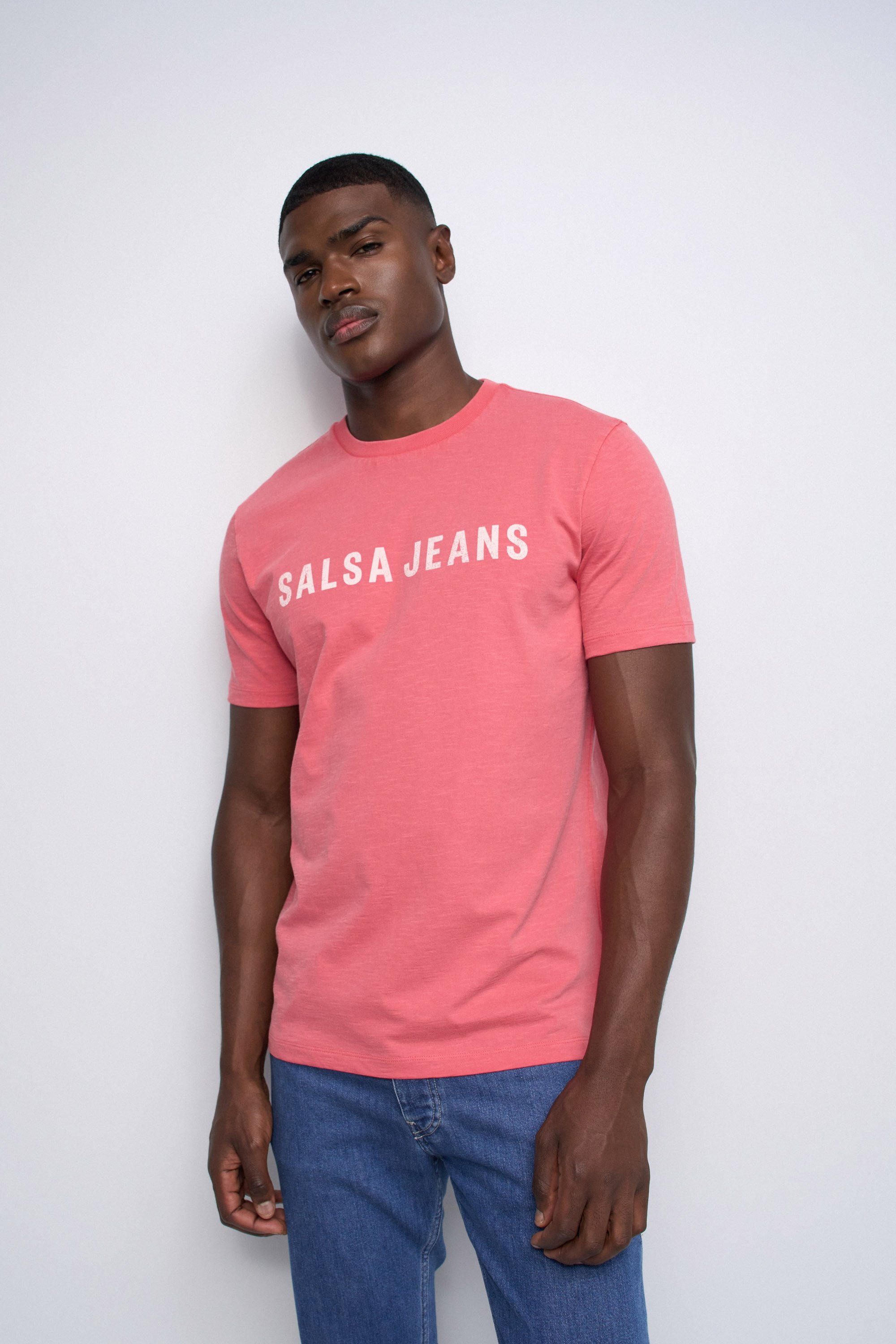 T-SHIRT AVEC BRANDING, SALSA JEANS