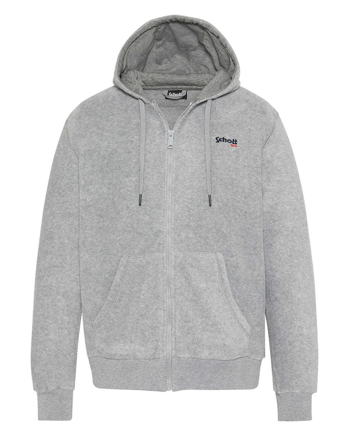 Gilet polaire à capuche, SCHOTT