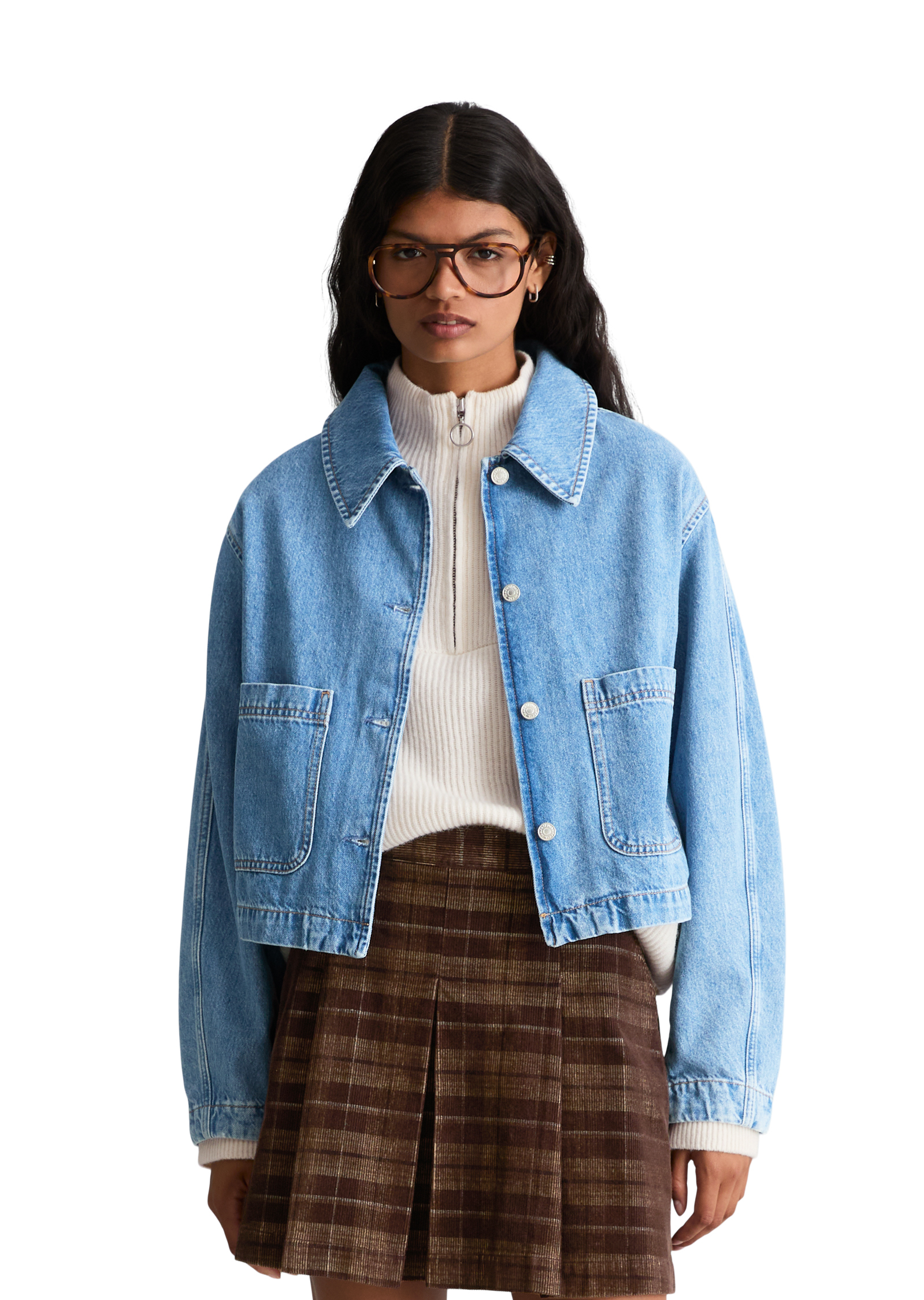 Veste en jean décontractée en pur coton biologique, MARC O’POLO DENIM