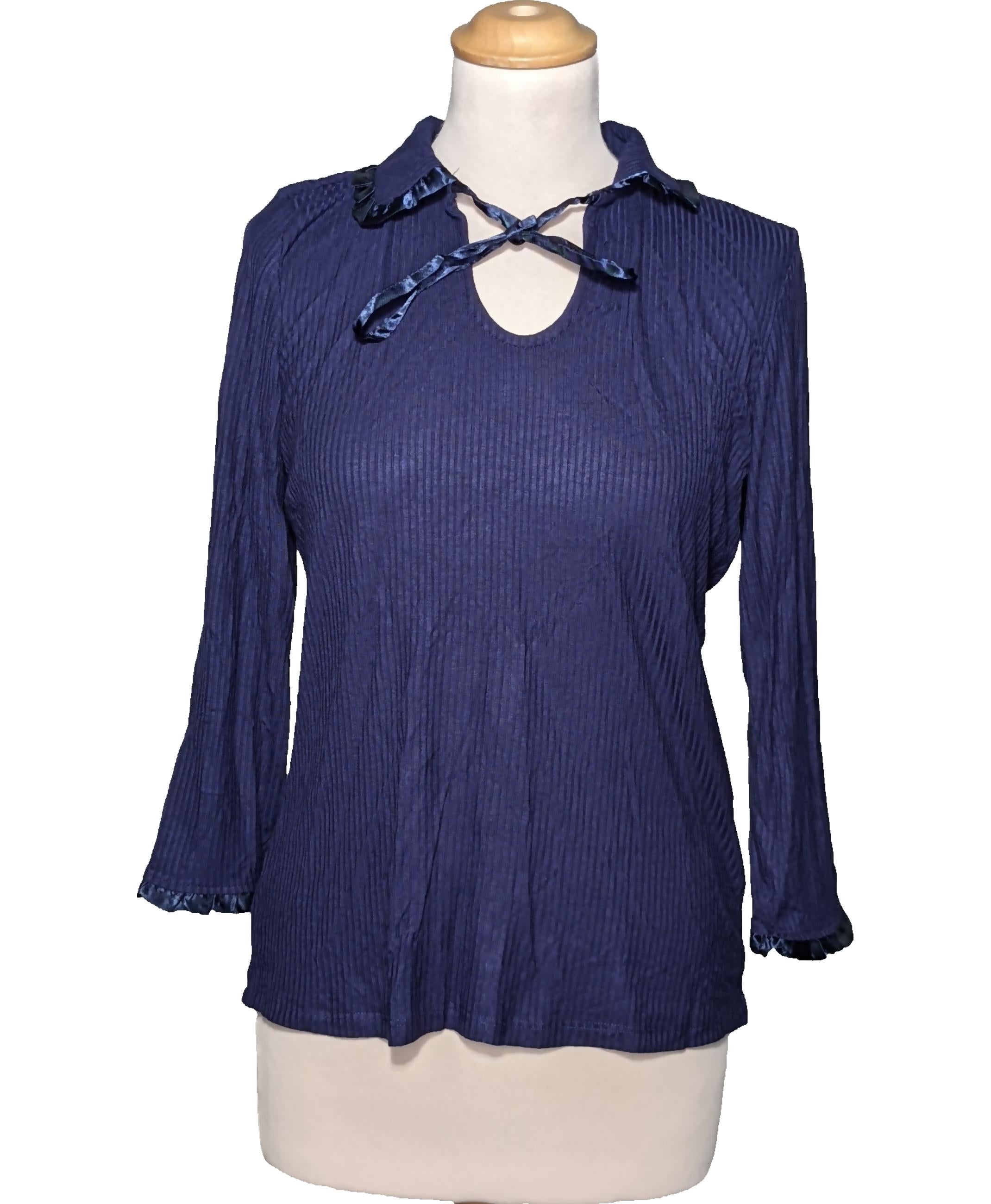 Haut Turquoise Naf Naf Taille 36 - Occasion En Très Bon état, Peu Porté, Style T-shirt Femme