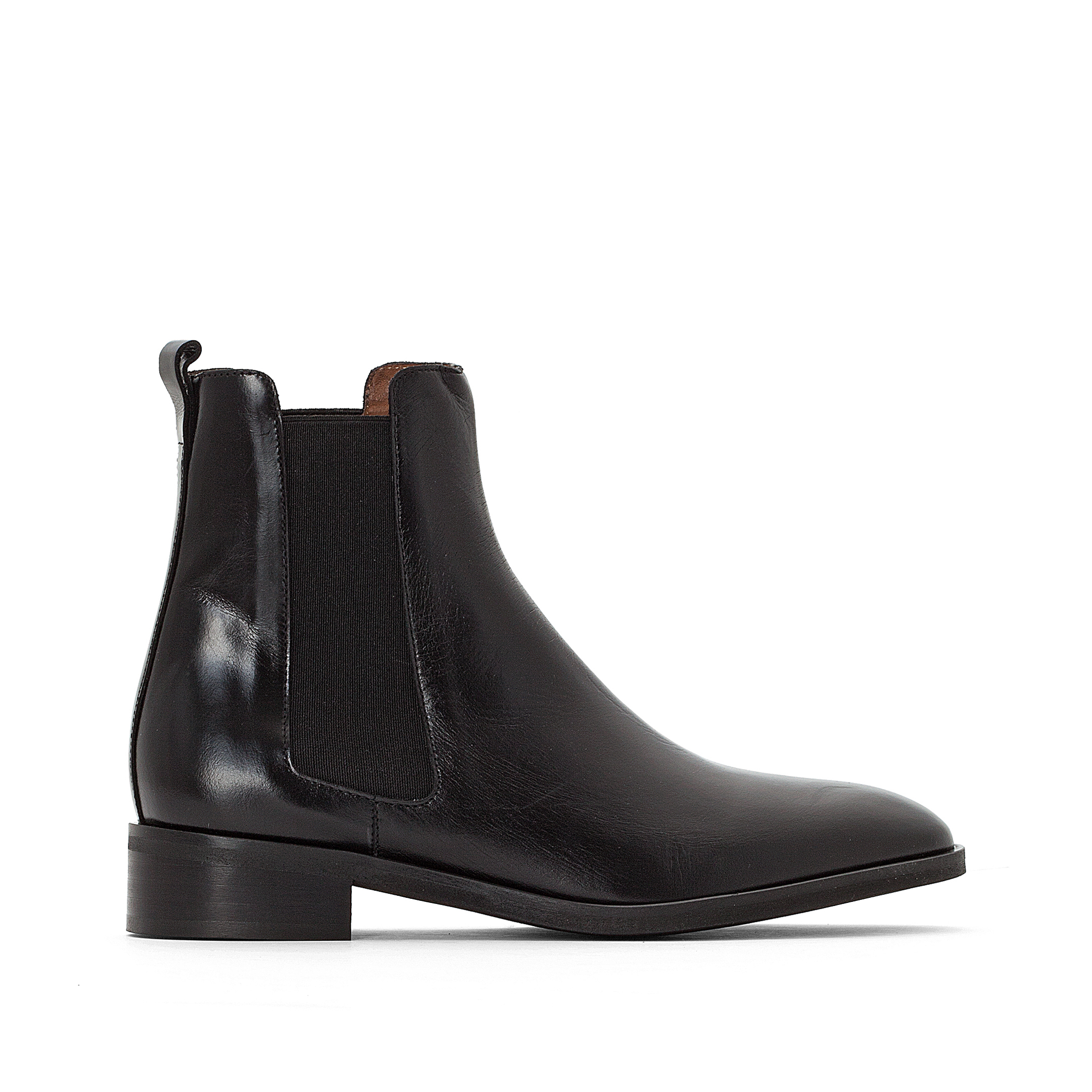 Domicio leather chelsea ankle boots , black, Jonak | La Redoute