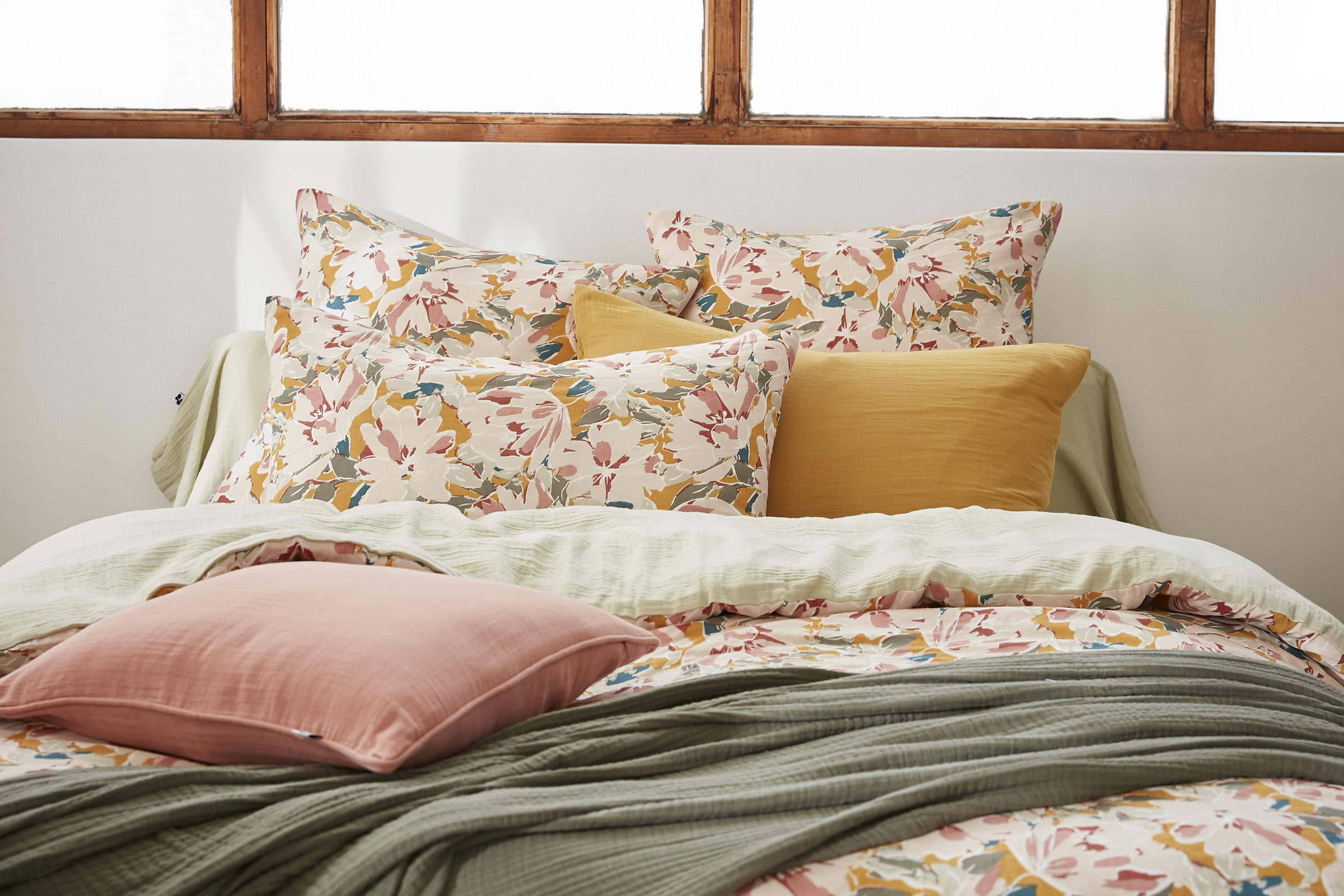 Housse de couette Gaze Coton Clarence, EDEN