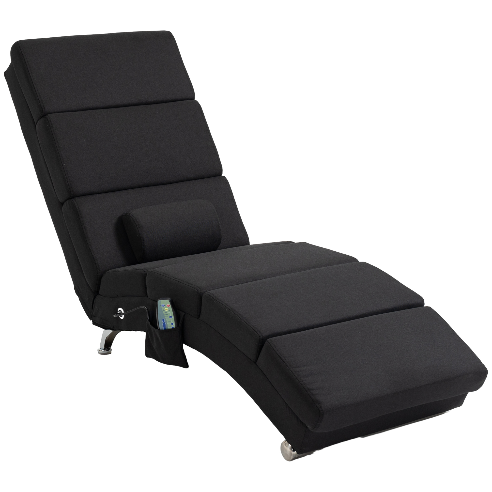 Fauteuil de massage inclinable Tissu effet, HOMCOM