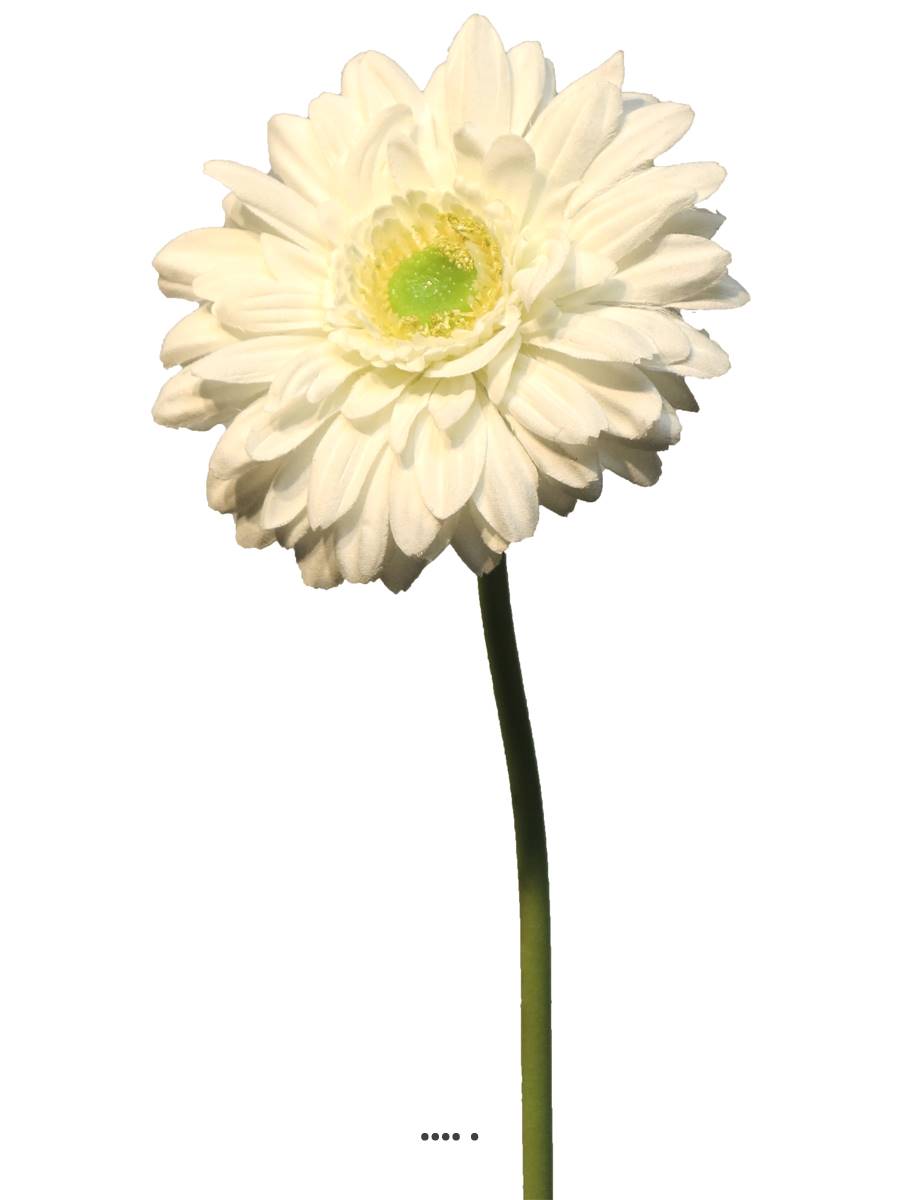 Gerbera artificiel, H 48 cm Crèm, ARTIFICIELLES