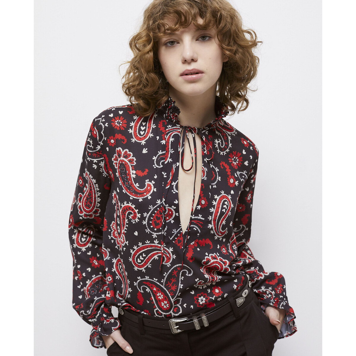 Blouse imprimé cachemire 2025
