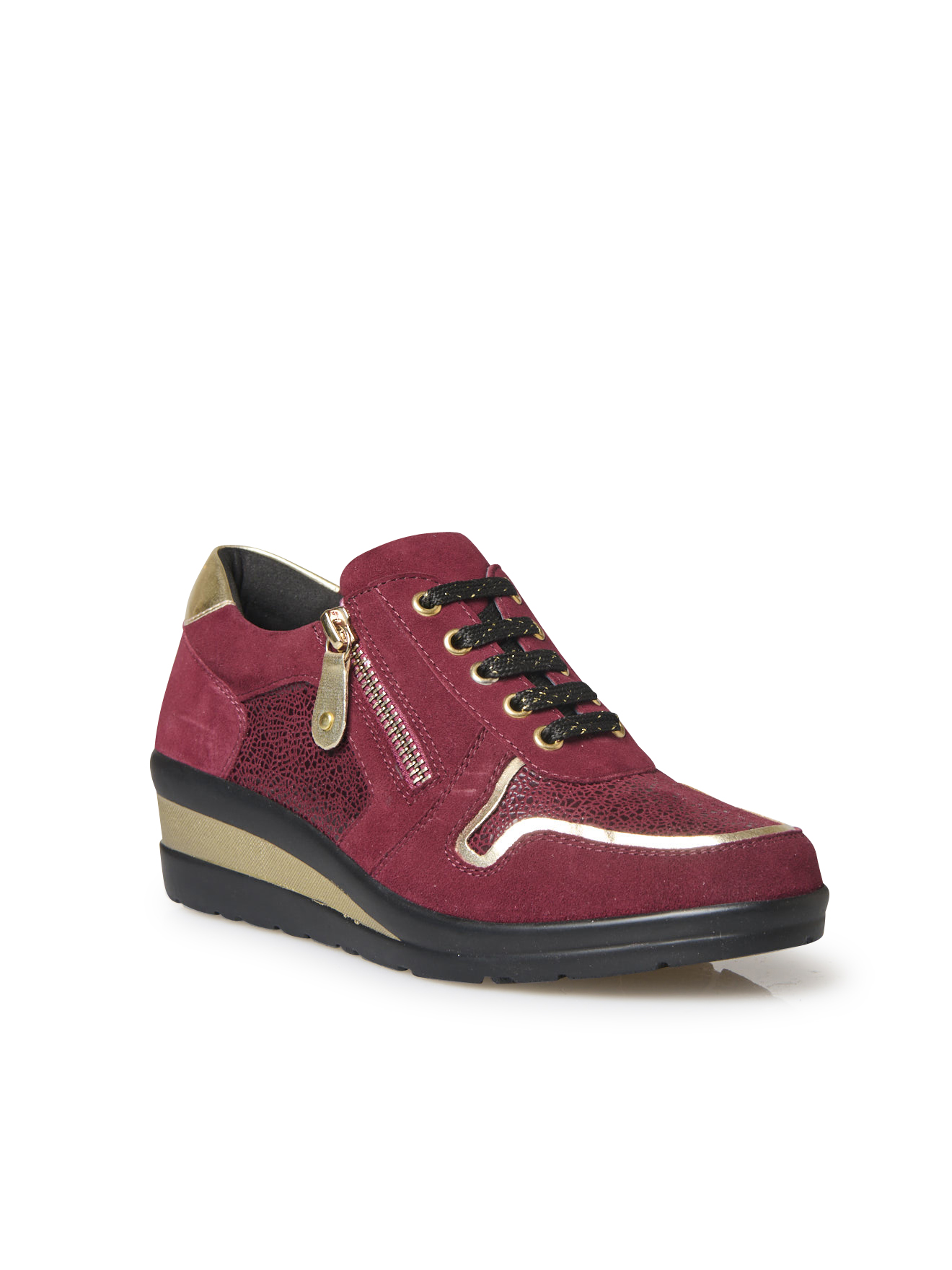 Derbies cuir détails métallisés, PEDICONFORT