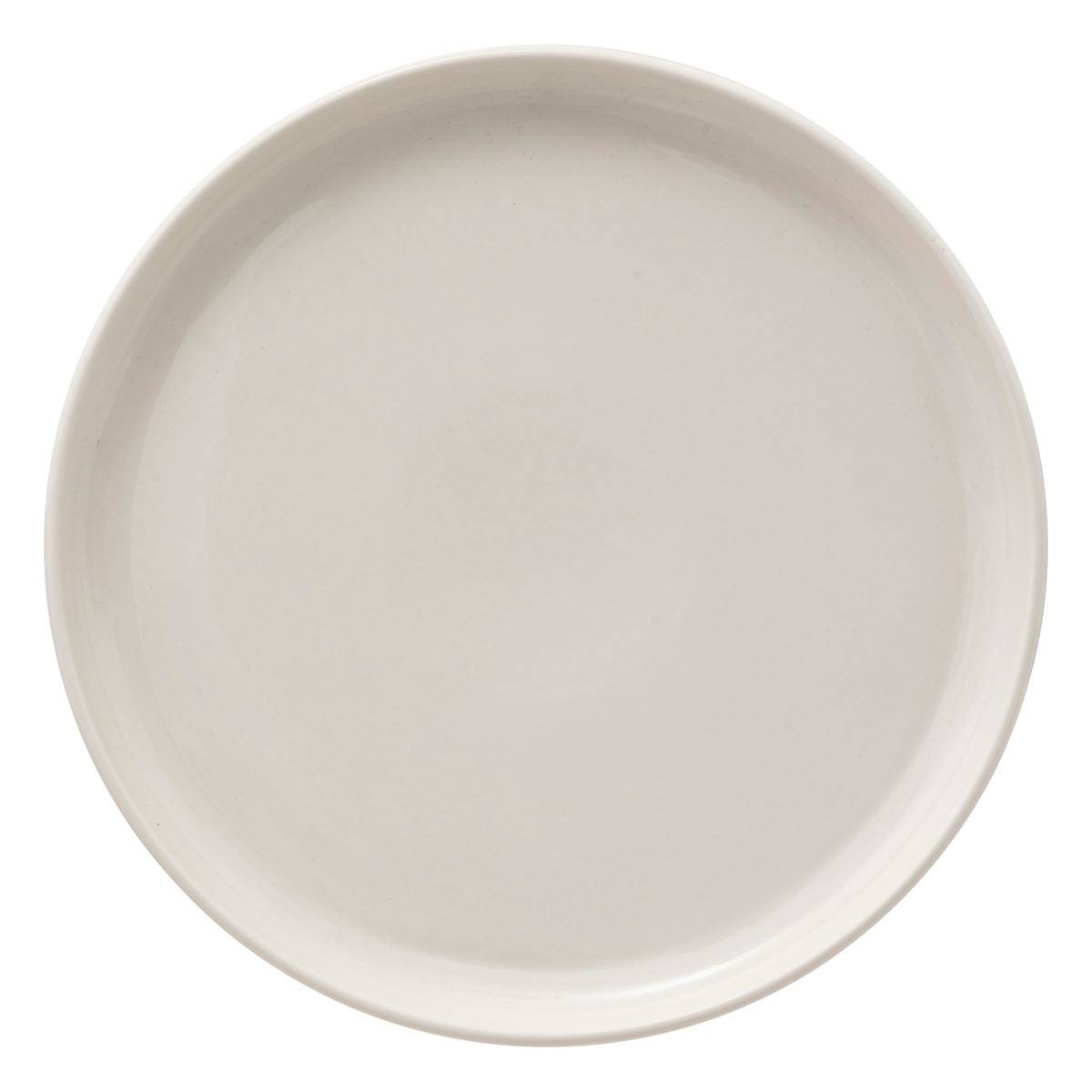 Lot de 6 assiettes plates en porcelaine NORA, SECRET DE GOURMET