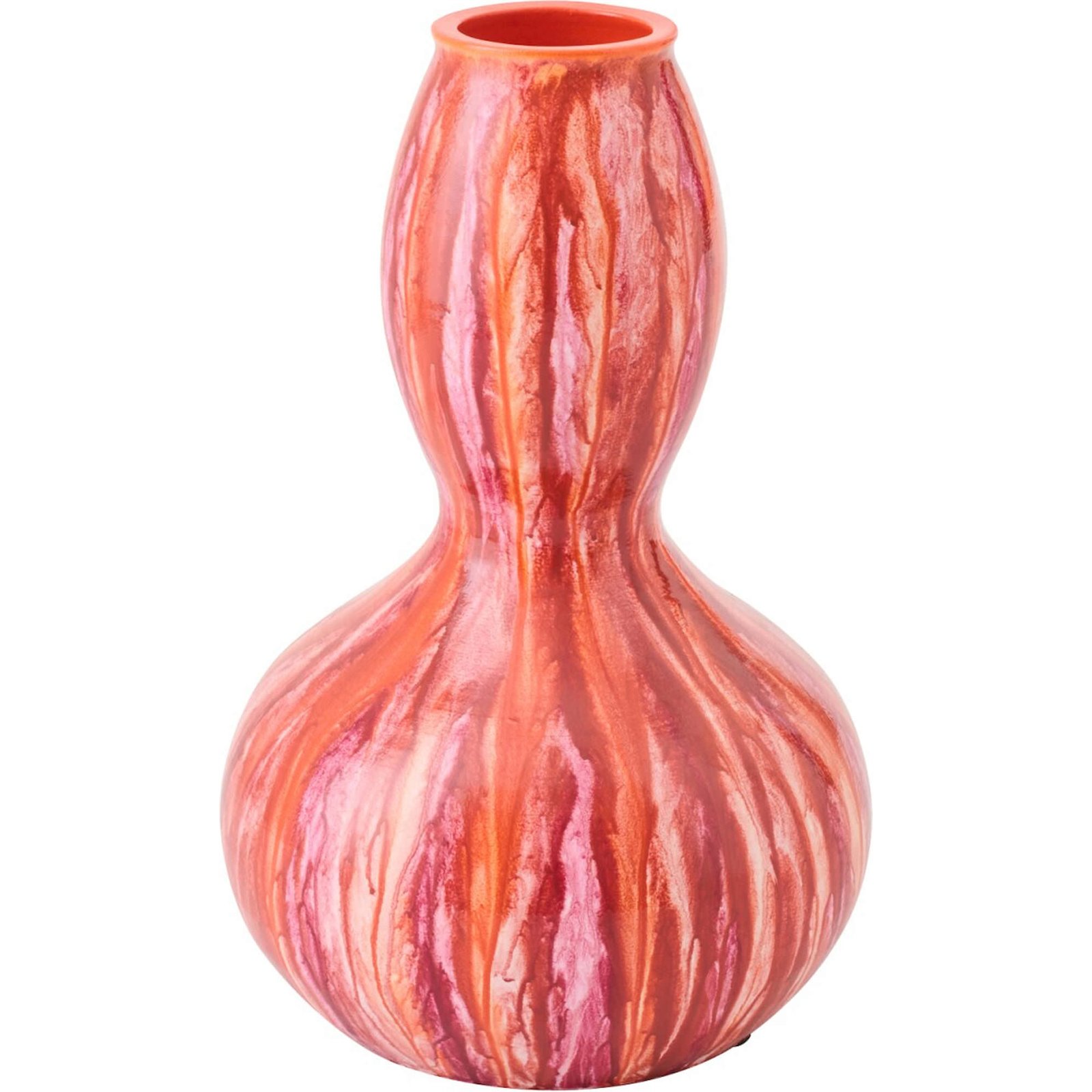 Vase en poterie effet flammé, RECOLLECTION