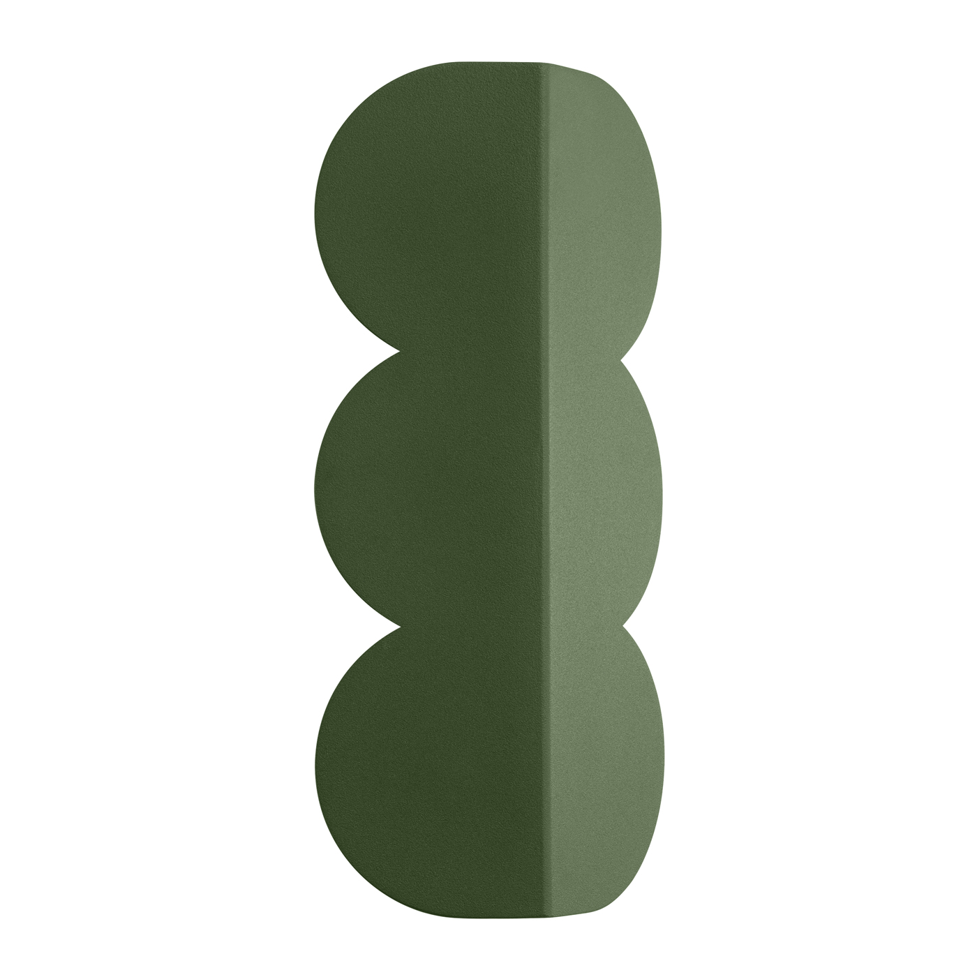 Applique murale Aluminium Vert Olive G9 2 Biscuit, EDEN