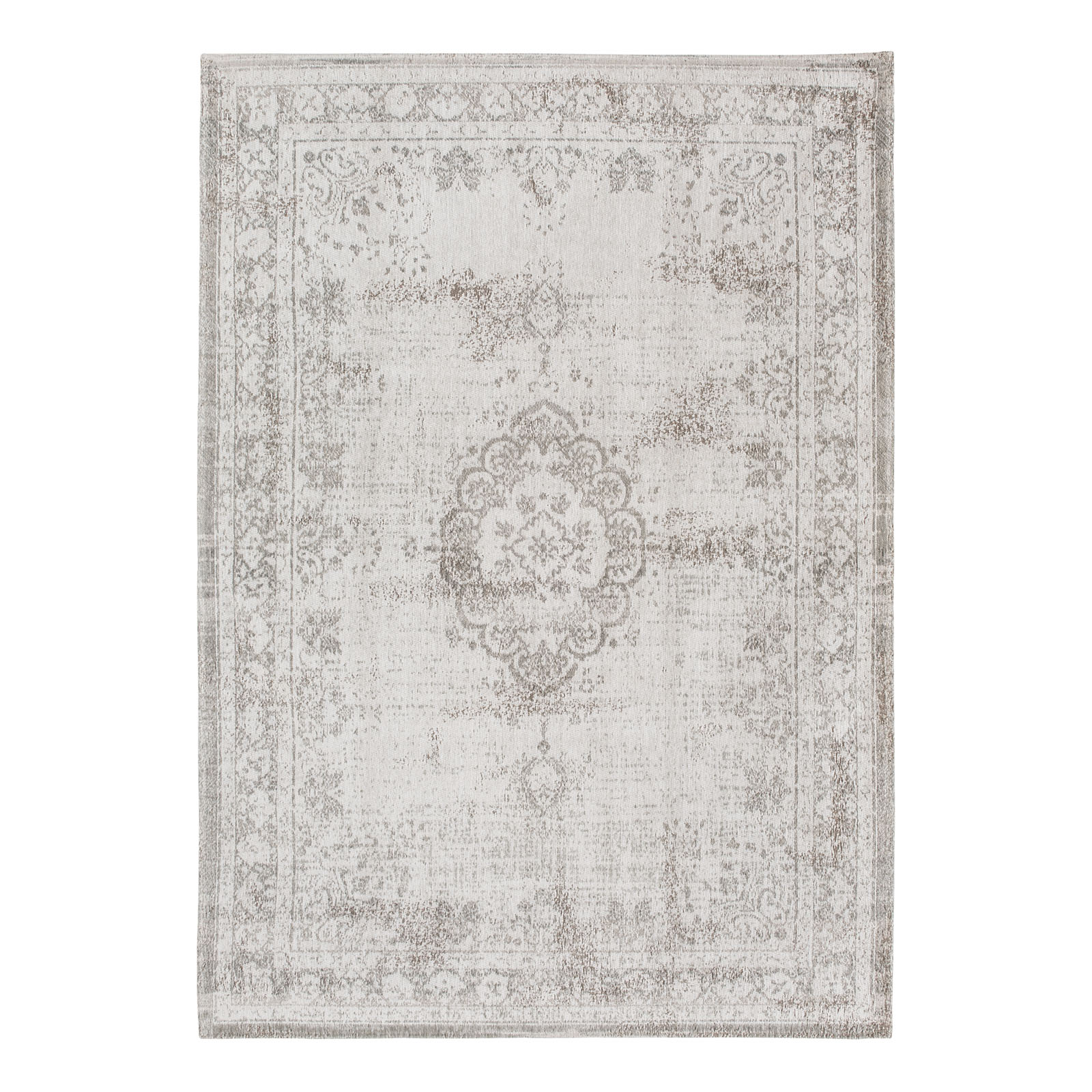 Tapis gris salon et chambre vintage MEDALLION - Louis de Poortere, NOVATREND