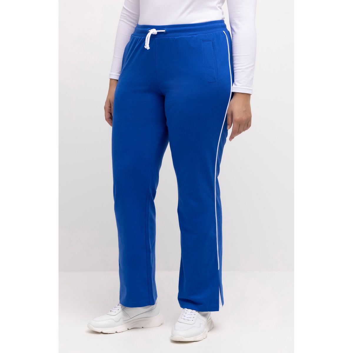 Pantalon large 2024 bleu roi