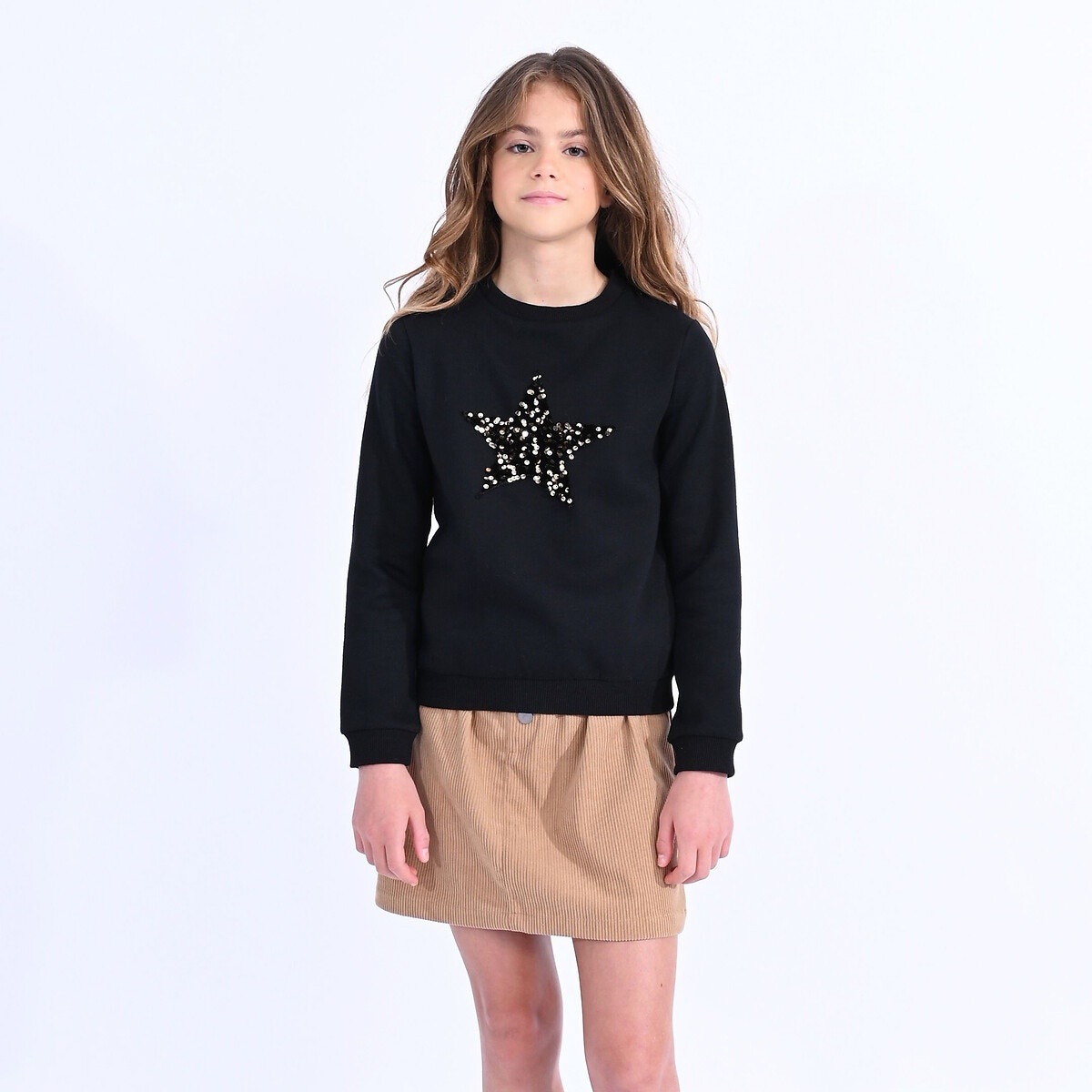 Pull noir fille 12 ans La Redoute