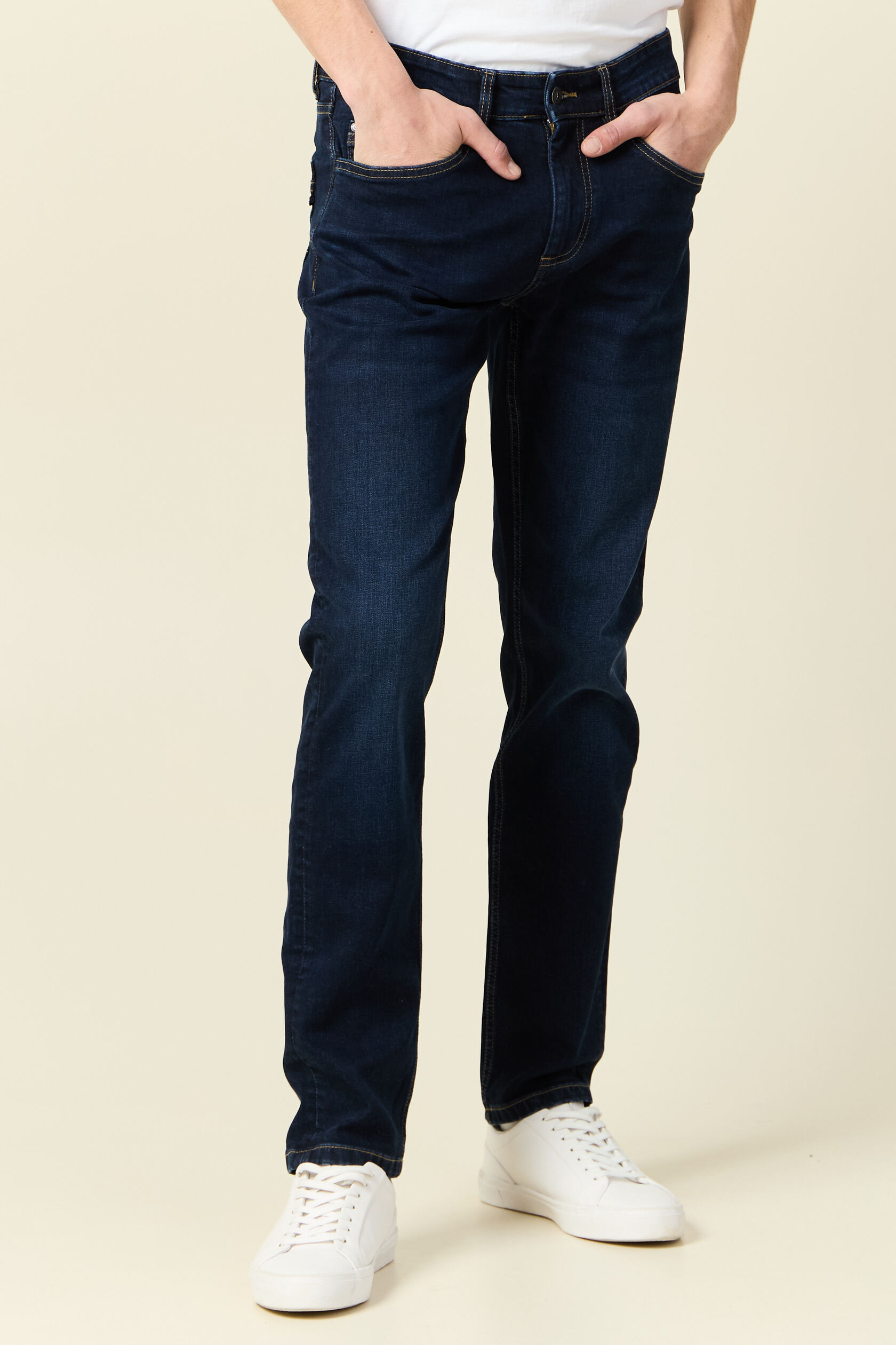 Jeans slim 5 poches longueur 32, BONOBO