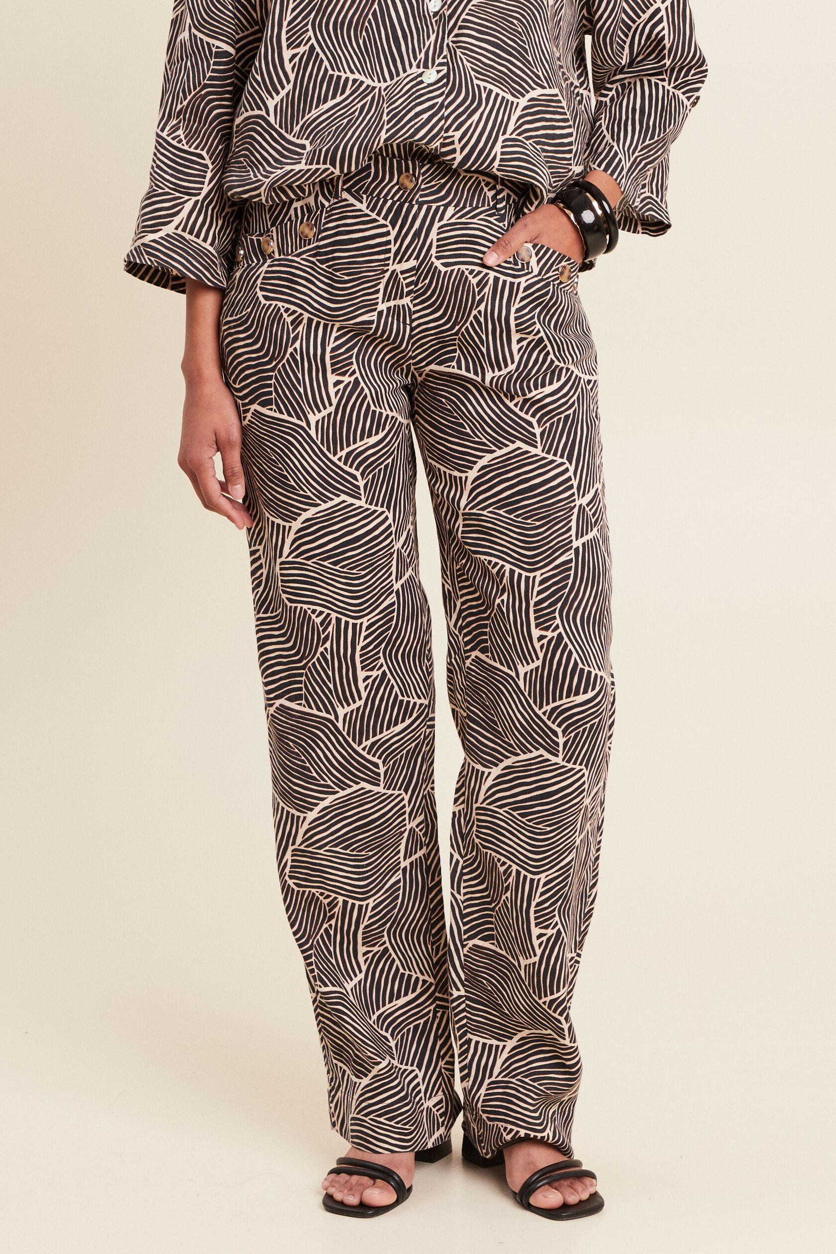 Pantalon flou taille haute, BREAL