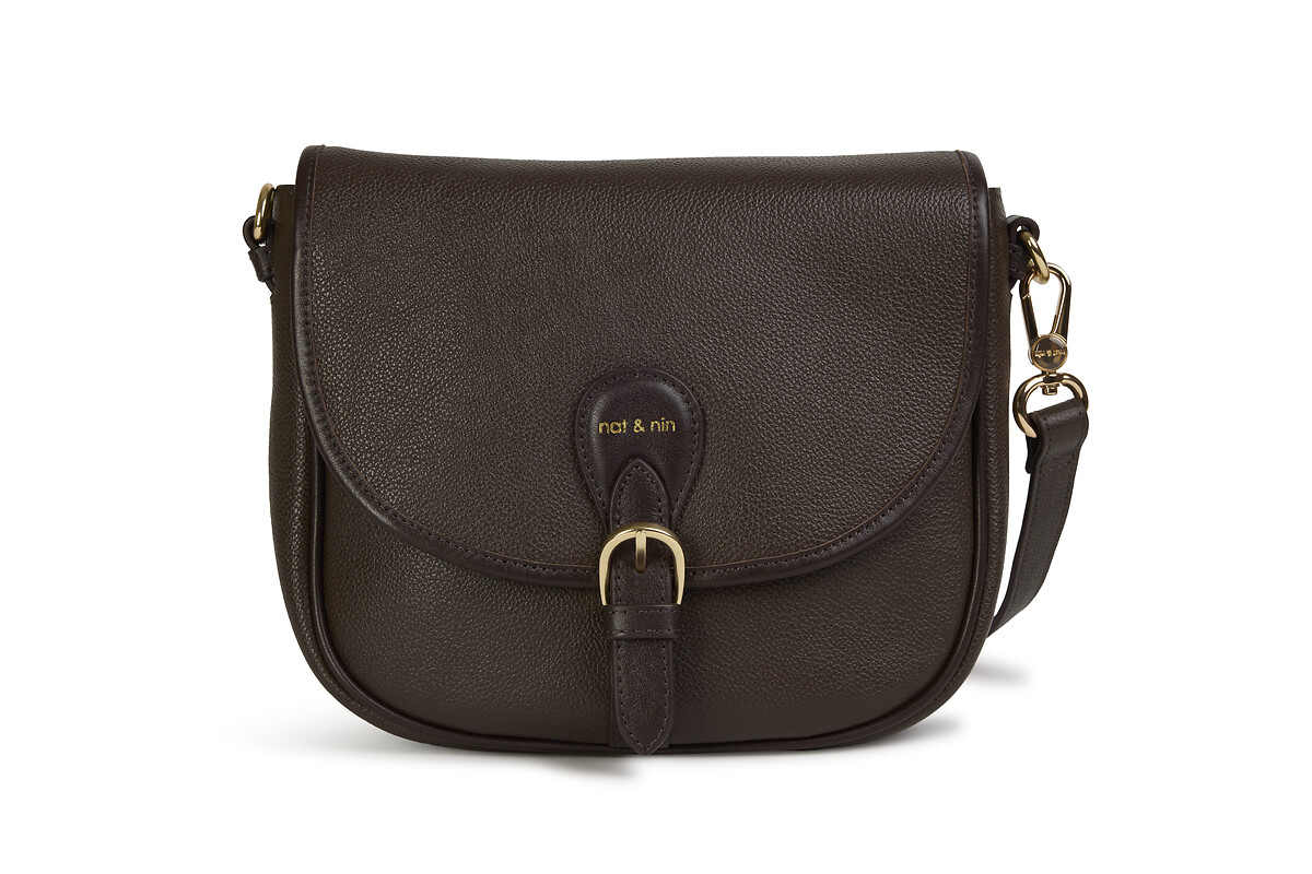 Borsa con patta in pelle OLIVIA, NAT & NIN
