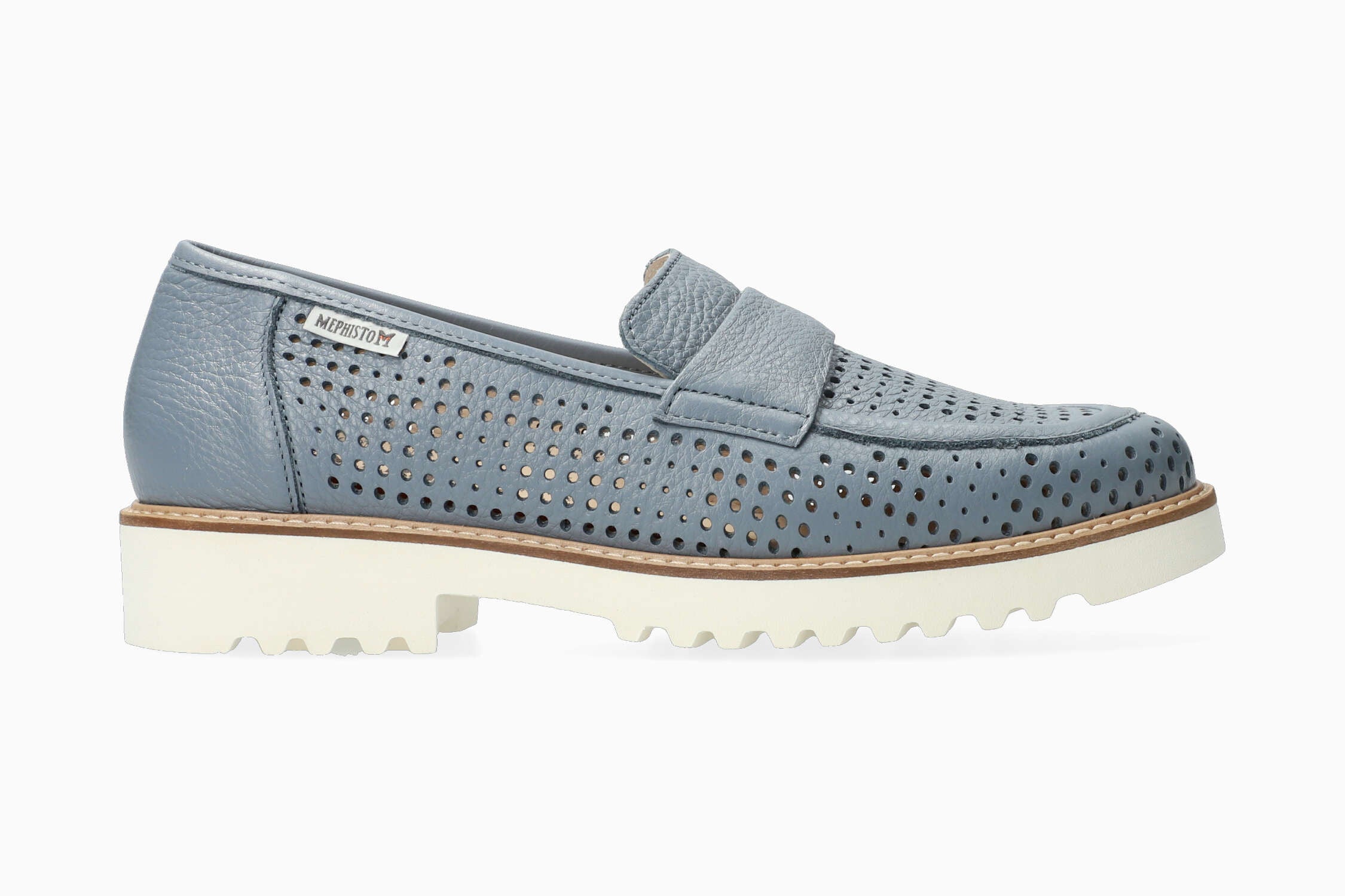 Mocassins en cuir STESSY PERF, MEPHISTO