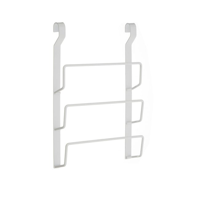 Pan Lid Rack in White Iron, white, SO'HOME