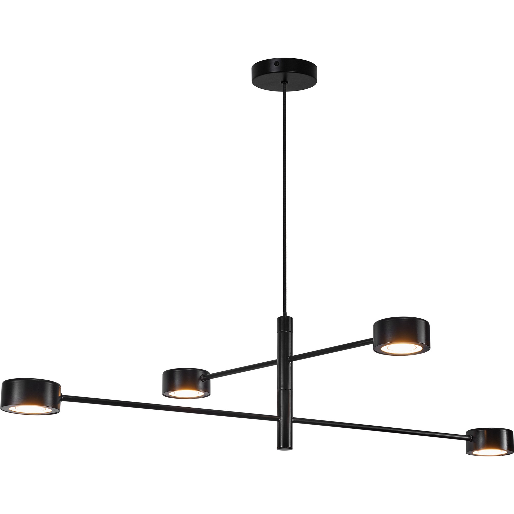 Suspension spot minimaliste scandinave en métal, CLYDE 4-Spot, NORDLUX